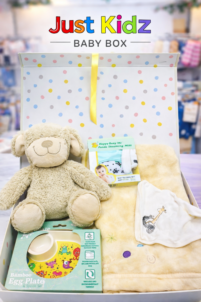 Just KIdz Newborn Deluxe Neutral Baby Box - Baby Shower/Christening