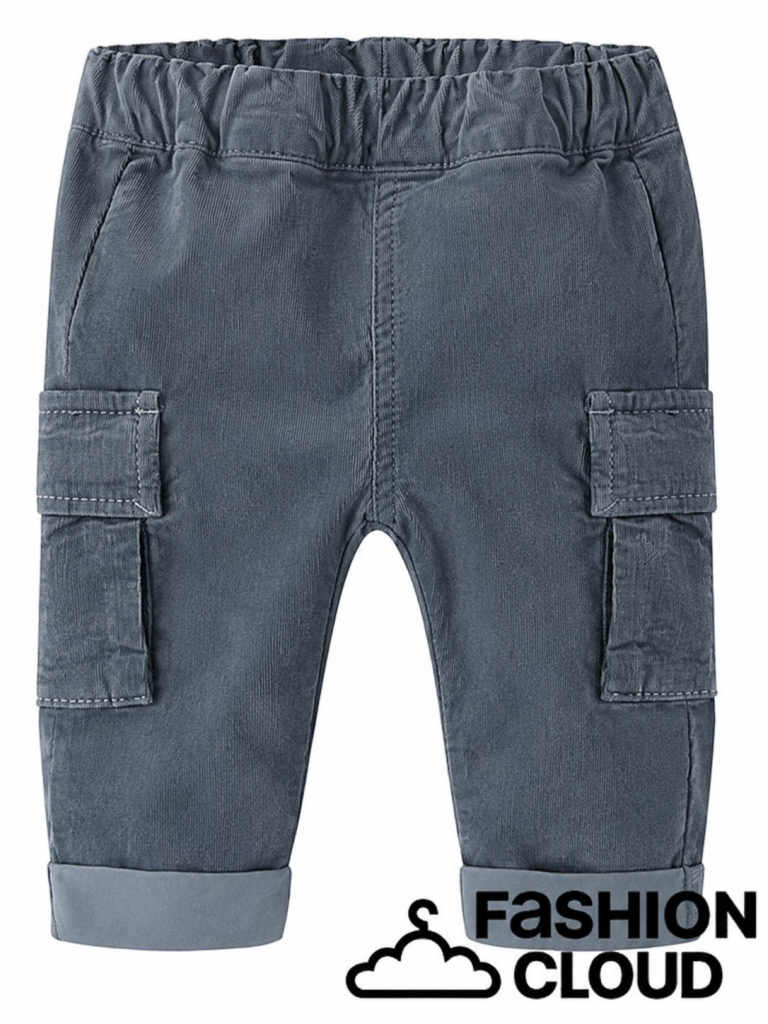 Newborn Boy Name it Nbmben Blue Soft Cord Pant