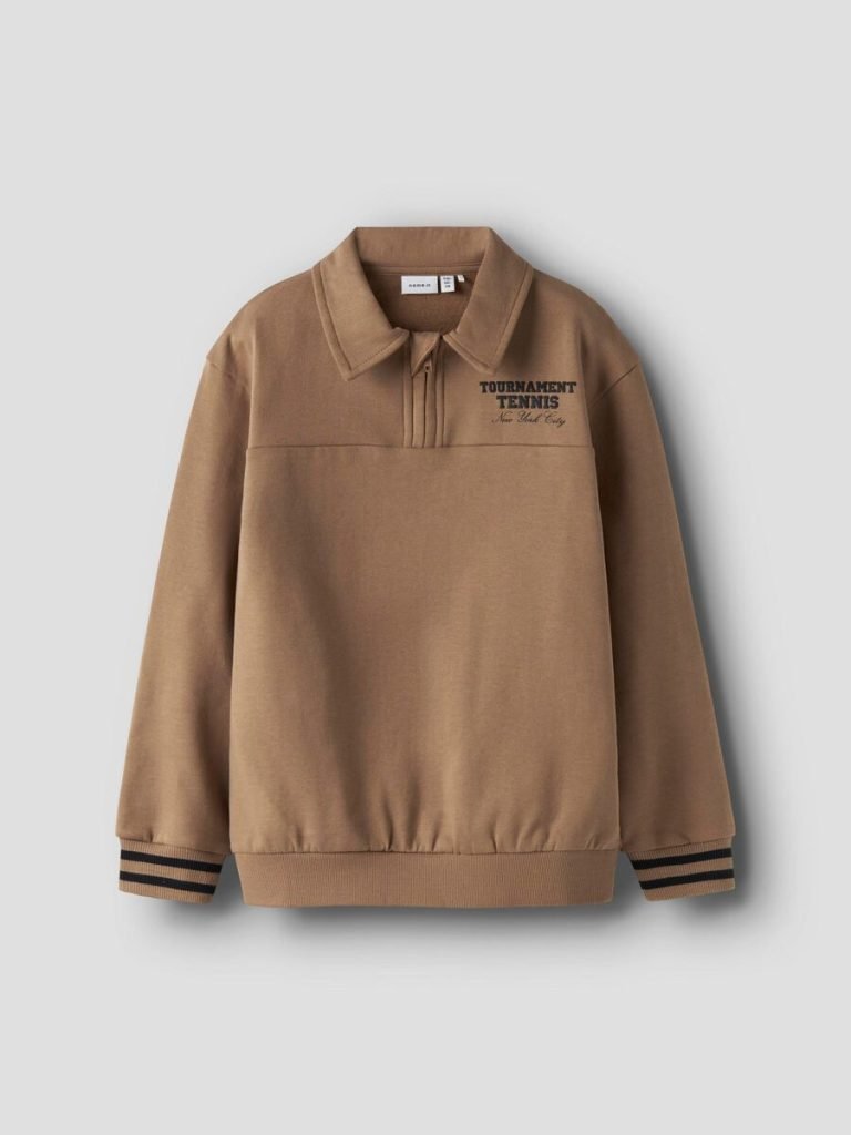 Kid Boy Name it Nkmtrent Mustard Polo Sweat