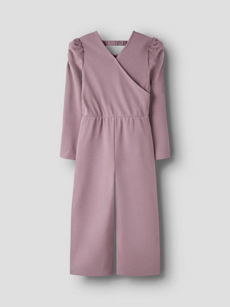 SALE - Kid Girl Name it Nkfroka Pink Glitter Jumpsuit - SALE