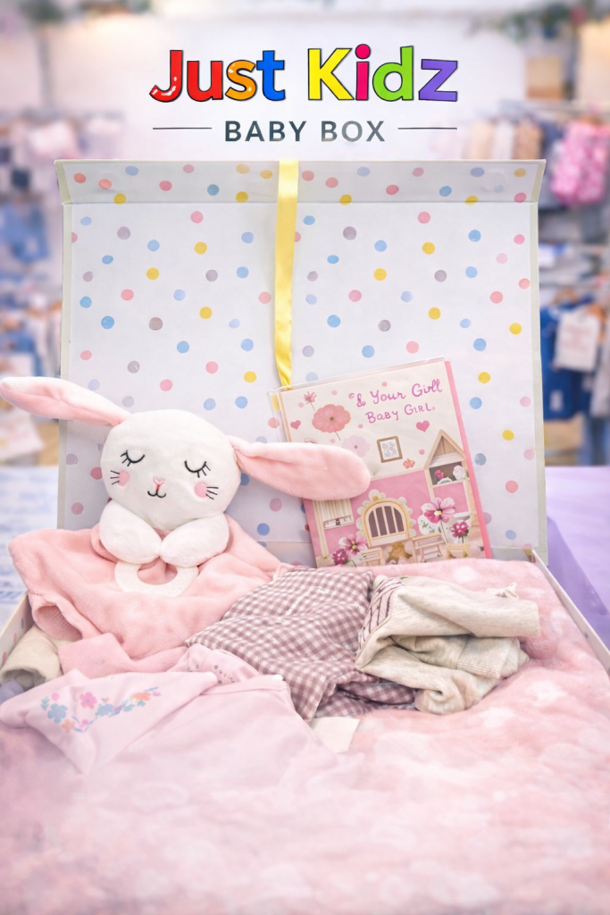 Just Kidz Baby Boy Baby Box - Elegant Pink