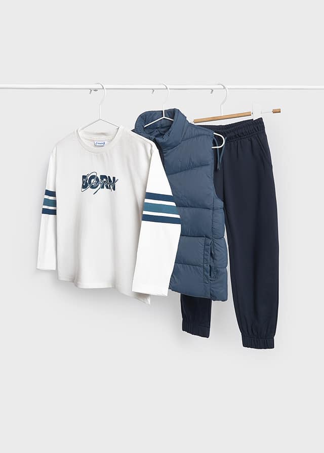Boys Mayoral 3 Piece Gillet Tracksuit Set 4609