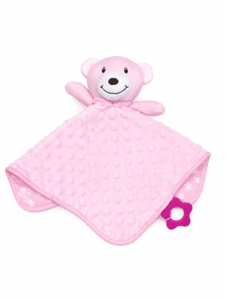 Baby Luxe Pink Twin Layer Teddy Comforter
