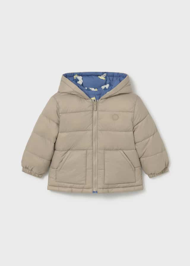 Mayoral Mini Boy Reversible Motorcar Themed Soft Padded Jacket 2421