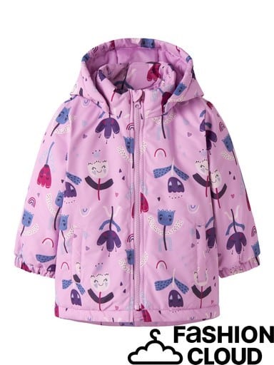 Mini Girl Name it Dancing Flowers Puffa Jacket