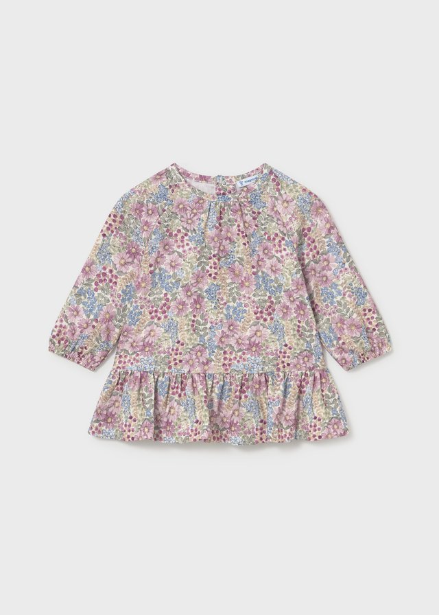 Mayoral Mini Girl Floral Cotton Dress 2940