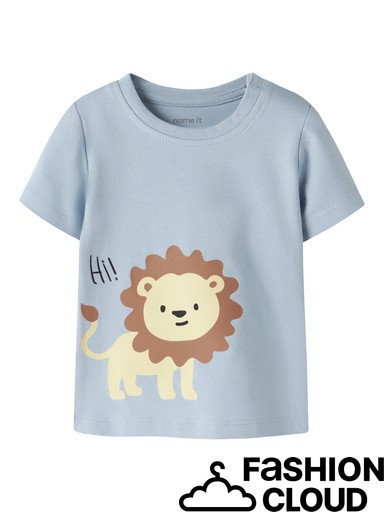 Newborn Boy Name it Nbmhos Blue Tiger Top