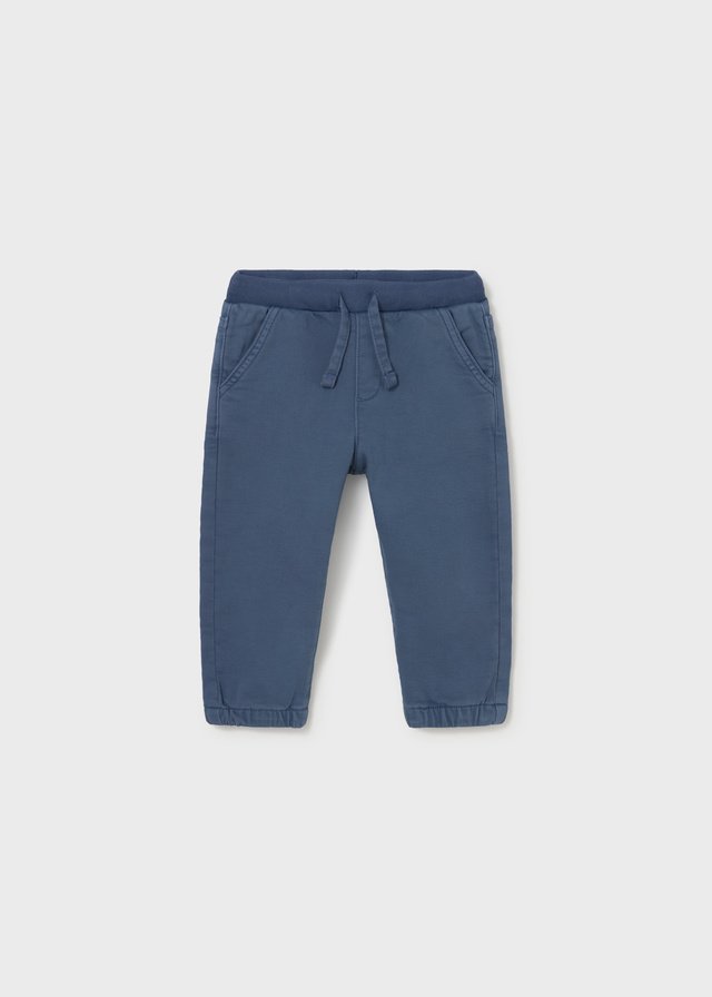 Mayoral Mini Boy Petrol Blue Chino Jogger 2541