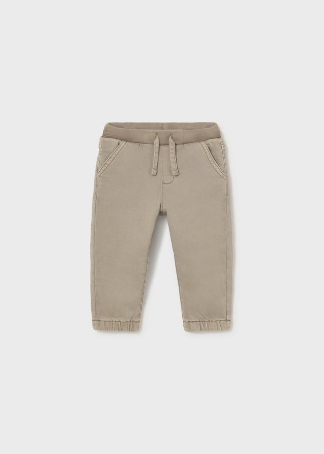 Mayoral Mini Boy Cream Chino Jogger 2541