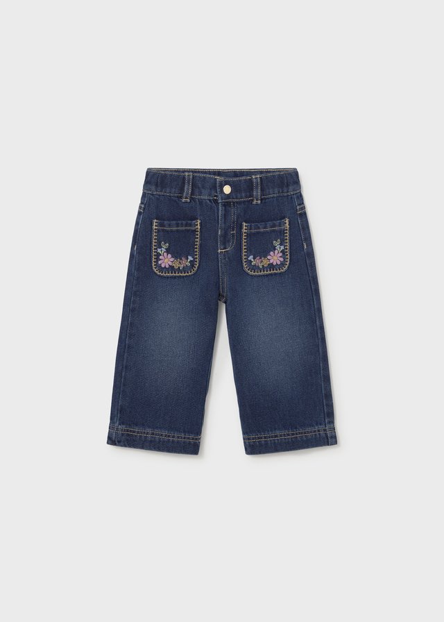 Mayoral Mini Girl Soft Denim Flares 2554